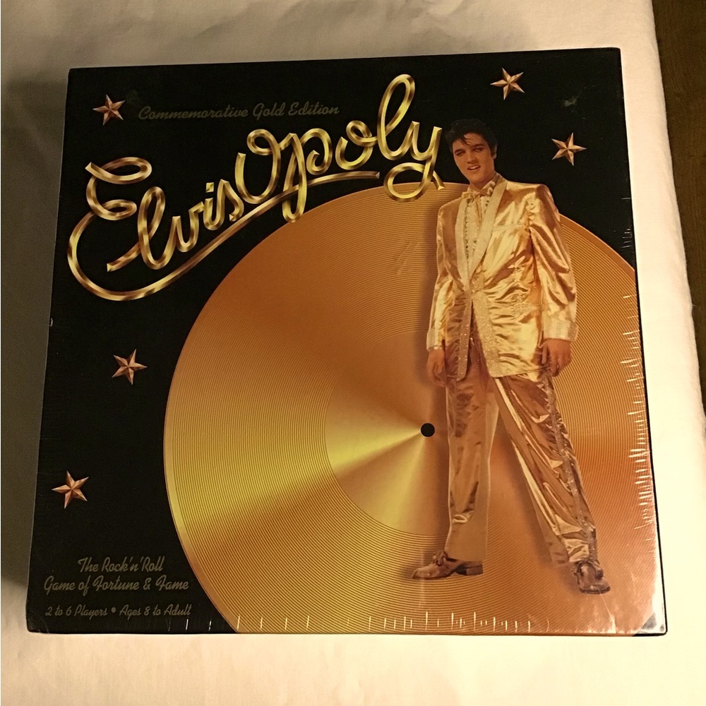 ELVISOPOLY Commemorative Gold Edition Board Game